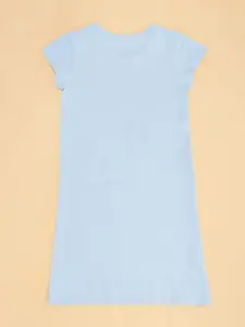 Pantaloons Junior Girls Bugs Bunny Printed Pure Cotton T-shirt Nightdress