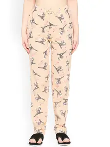 zebu Graphic Printed Pure Cotton Night suit