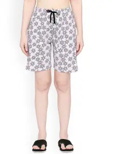 zebu Floral Printed Pure Cotton Night Suit
