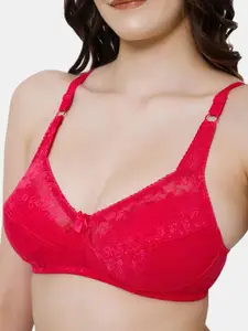 Lady Lyka Medium Coverage Seamless Cotton T-Shirt Bra With All Day Comfort
