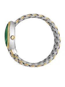 Just Cavalli Women Printed Dial And Stainless Steel Straps Wrap Around Watch JC1L264M0065