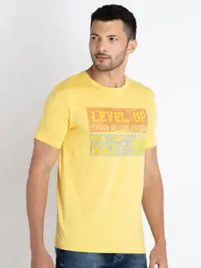 Status Quo Typography Printed Pure Cotton T-shirt