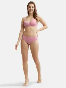 Jockey Wirefree Padded Tencel Lyocell Elastane Full Coverage Multiway T-Shirt Bra-JW11