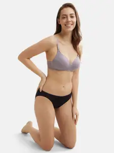 Jockey Wirefree Padded Tencel Lyocell Elastane Full Coverage Multiway T-Shirt Bra-JW11