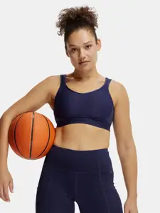 Jockey Wirefree Non Padded Microfiber Full Coverage Sports Bra with StayDry Treatment-MI11