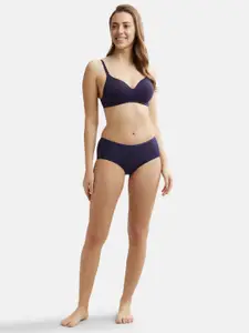 Jockey Wirefree Padded Tencel Lyocell Elastane Full Coverage Multiway T-Shirt Bra-JW11