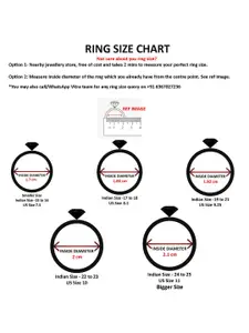 Vitra Jewellery Men Rhodium-Plated Onyx Silver 925 Studded Finger Ring