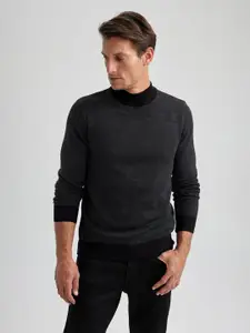 DeFacto Turtle Neck Long Sleeves Acrylic Pullover