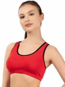 Eve's Beauty Full Coverage Non Padded Workout Bra With All Day Comfort