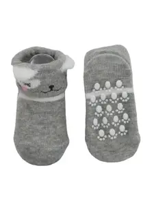 Yellow Bee Infant Boys Pack of 3 Patterned Ankle-Length Socks