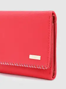 Baggit Women Solid Three Fold Wallet