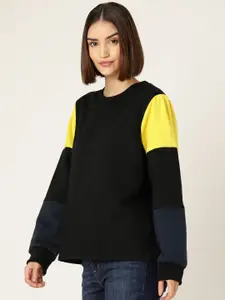 Rue Collection Colourblocked Fleece Sweatshirt