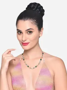 AMI Gold-Plated Embellished Necklace