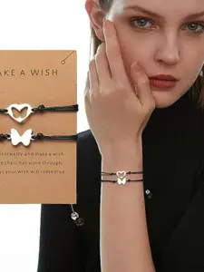 EL REGALO Set Of 2 Wraparound Bracelets