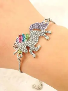 EL REGALO Women Stone-Studded Cuff Bracelet