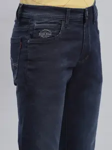 Monte Carlo Men Smart Slim Fit Mid-Rise Light Fade Jeans