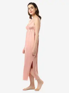 Amante Shoulder Straps Sleeveless Maxi Nightdress