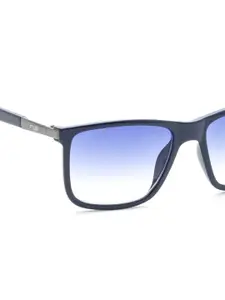 IRUS by IDEE Men Blue Lens & Blue Square Sunglasses with UV Protected Lens IRS1222C3SG