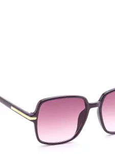 IRUS by IDEE Women Square Sunglasses with UV Protected Lens IRS1211C3SG