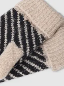 ONLY Woven Design Knitted Gloves