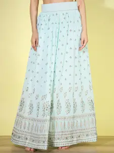 Chhabra 555 Floral Printed Gotta Patti Lehenga Choli & Dupatta