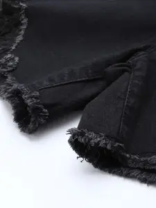 all about you Women High-Rise Denim Shorts