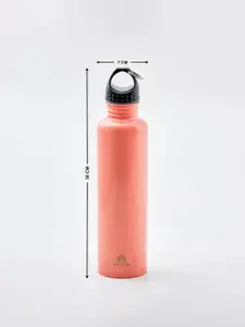 Home Centre Atlantis Pink Stainless Steel Water Bottle - 1L