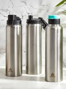 Home Centre Atlantis Stainless Steel Single Wall Water Bottle - 900 Ml