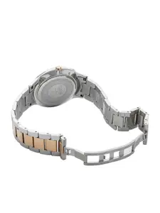 ROAMER Men Green Brass Dial & Multicoloured Stainless Steel Bracelet Style Straps Analogue Watch 863833 49