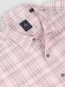 Arrow Sport Tartan Checks  Slim Fit Opaque Casual Shirt