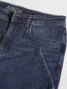 Arrow Sport Men Mid-Rise Slim Fit Clean Look Heavy Fade Stretchable Jeans