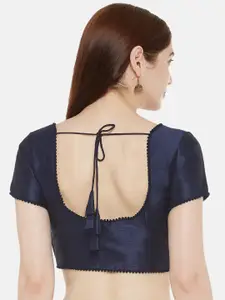 Studio Shringaar Round Neck Padded Saree Blouse