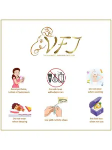 Vighnaharta Women Gold-Plated CZ-Studded Finger Ring