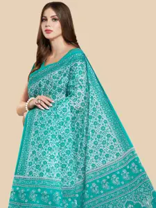 Rani Saahiba Ethnic Motifs Printed Pure Cotton Saree