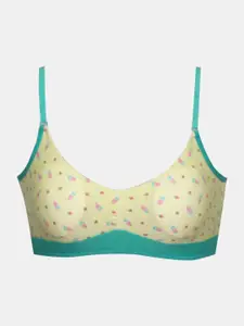 Dazzle Girls Pack Of 2 Non-Wired Padded Seamless Beginners Bra With All Day Comfort