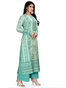 Stylee LIFESTYLE Ethnic Motifs Printed Pure Silk Unstitched Dress Material