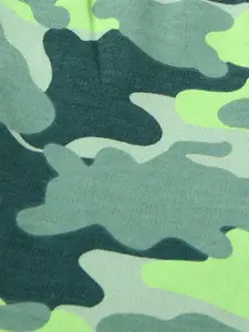 max Boys Camouflage Printed Cotton Shorts