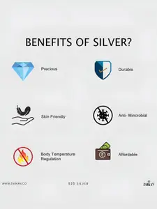 Zarkan Rhodium-Plated Contemporary Hoop Earrings