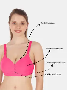 Tweens Lite Wite Minimiser Support Medium Padded Cotton-Spandex Bra