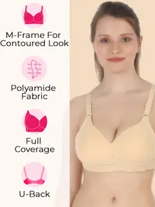 Tweens Beige Bra Full Coverage Lightly Padded