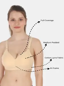 Tweens Pack of 2 Lite Wite Minimiser Support Medium Padded Cotton-Spandex Bra