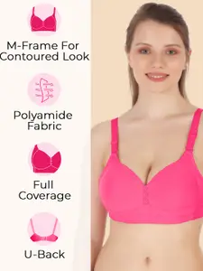 Tweens Pink Bra Full Coverage Lightly Padded