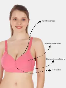 Tweens Pack of 2 Lite Wite Minimiser Support Medium Padded Cotton-Spandex Bra