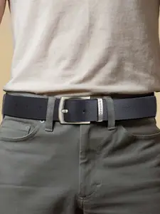Provogue Men Textured Leather Belt