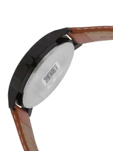 Helix Men Water Resistance Leather Straps Analogue Watch TW027HG15