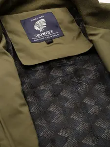 SHOWOFF Mock Collar Windcheater Bomber Jacket