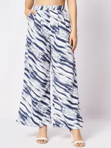 all about you Abstract Printed Crop Top With Palazzo