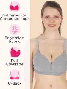 Tweens Pack of 2 Lite Wite Minimiser Support Medium Padded Cotton-Spandex Bra