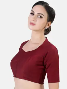 Studio Shringaar Round Neck Saree Blouse