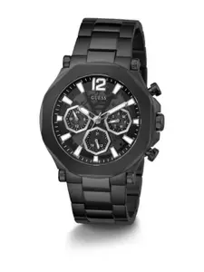 GUESS Men Stainless Steel Bracelet Style Straps Analogue Watch GW0539G3